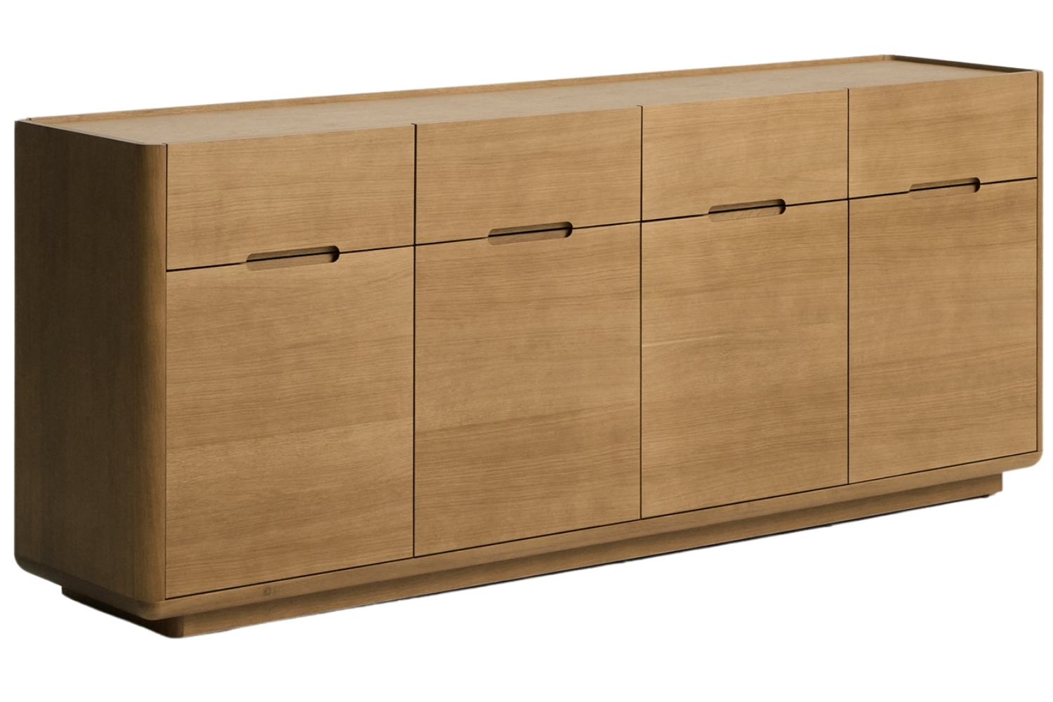 Kave Home Dubová komoda Arelida 200 x 45 cm Kave Home