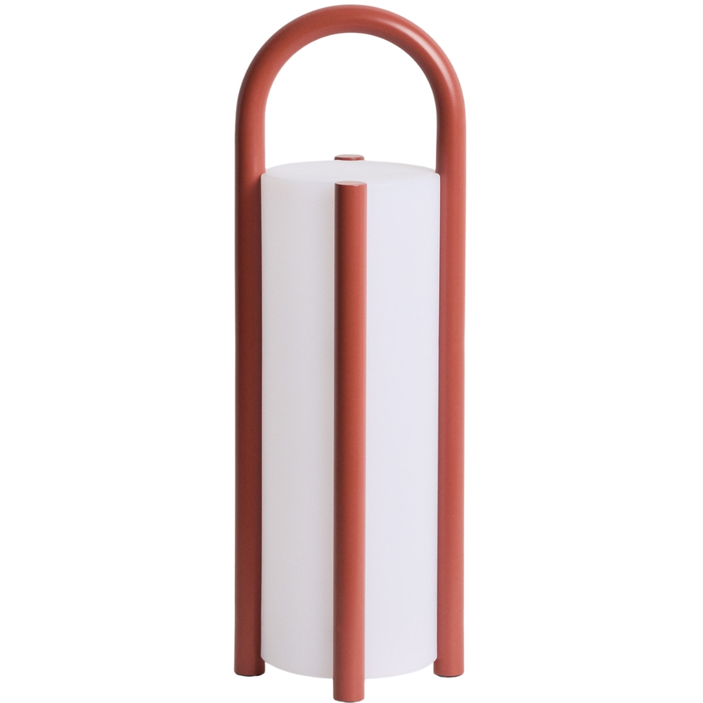 Kave Home Červená přenosná zahradní lampa Leros 48 cm Kave Home