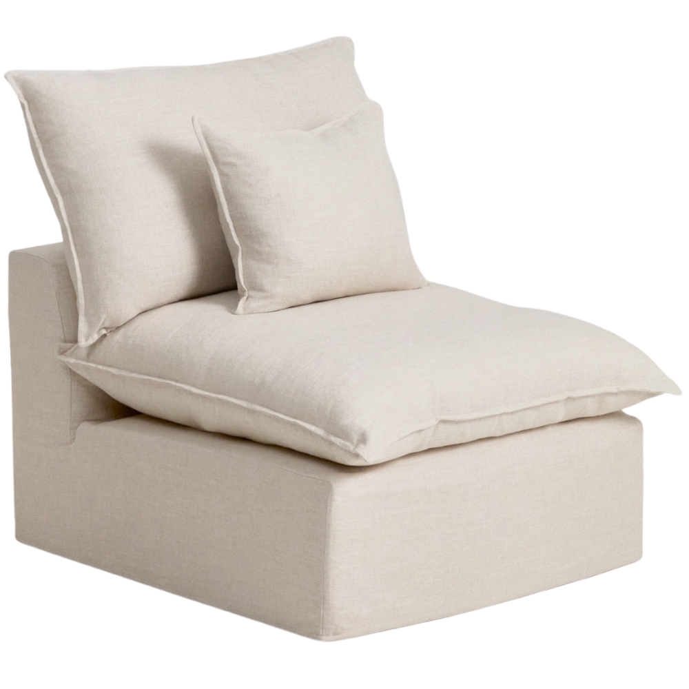 Kave Home Béžové křeslo Anarela 90 cm s odnímatelným potahem Kave Home