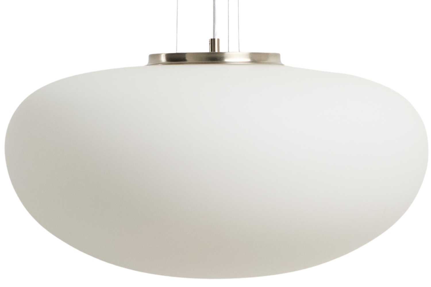 Kave Home Opálově bílé skleněné závěsné světlo Ardali Ø 50 cm Kave Home