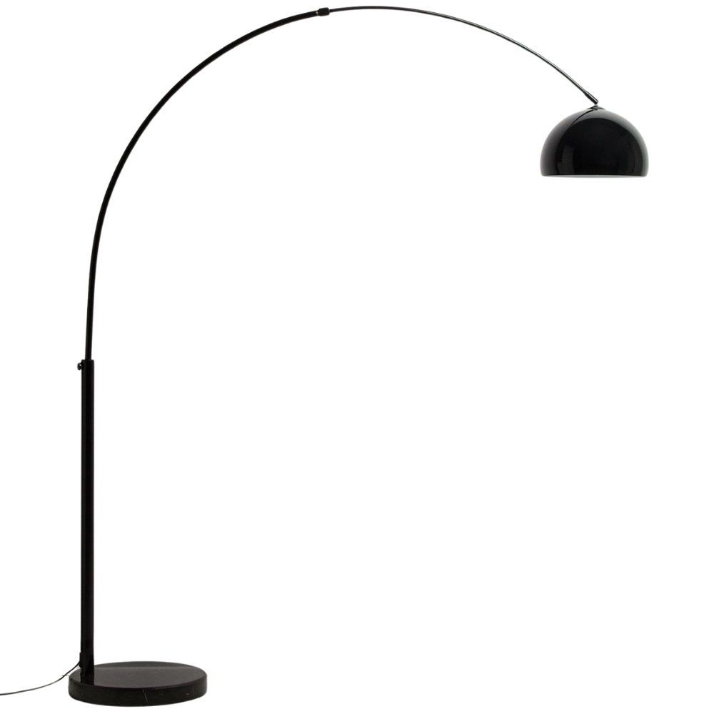Kave Home Černá stojací lampa Madali 160/185 cm Kave Home