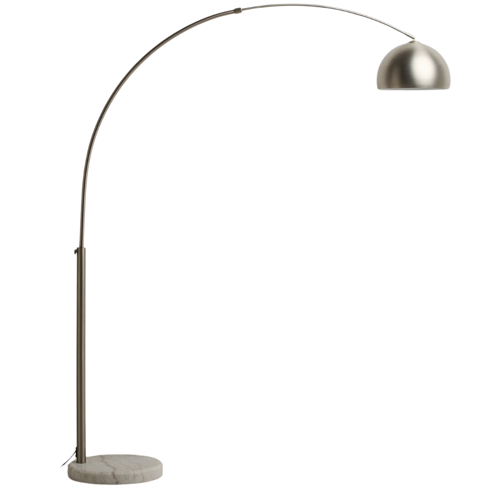Kave Home Stříbrná stojací lampa Madali 160/185 cm Kave Home