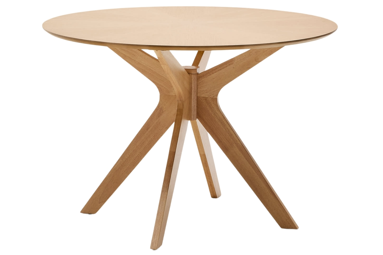 Kave Home Dubový jídelní stůl Naanim ⌀ 100 cm Kave Home