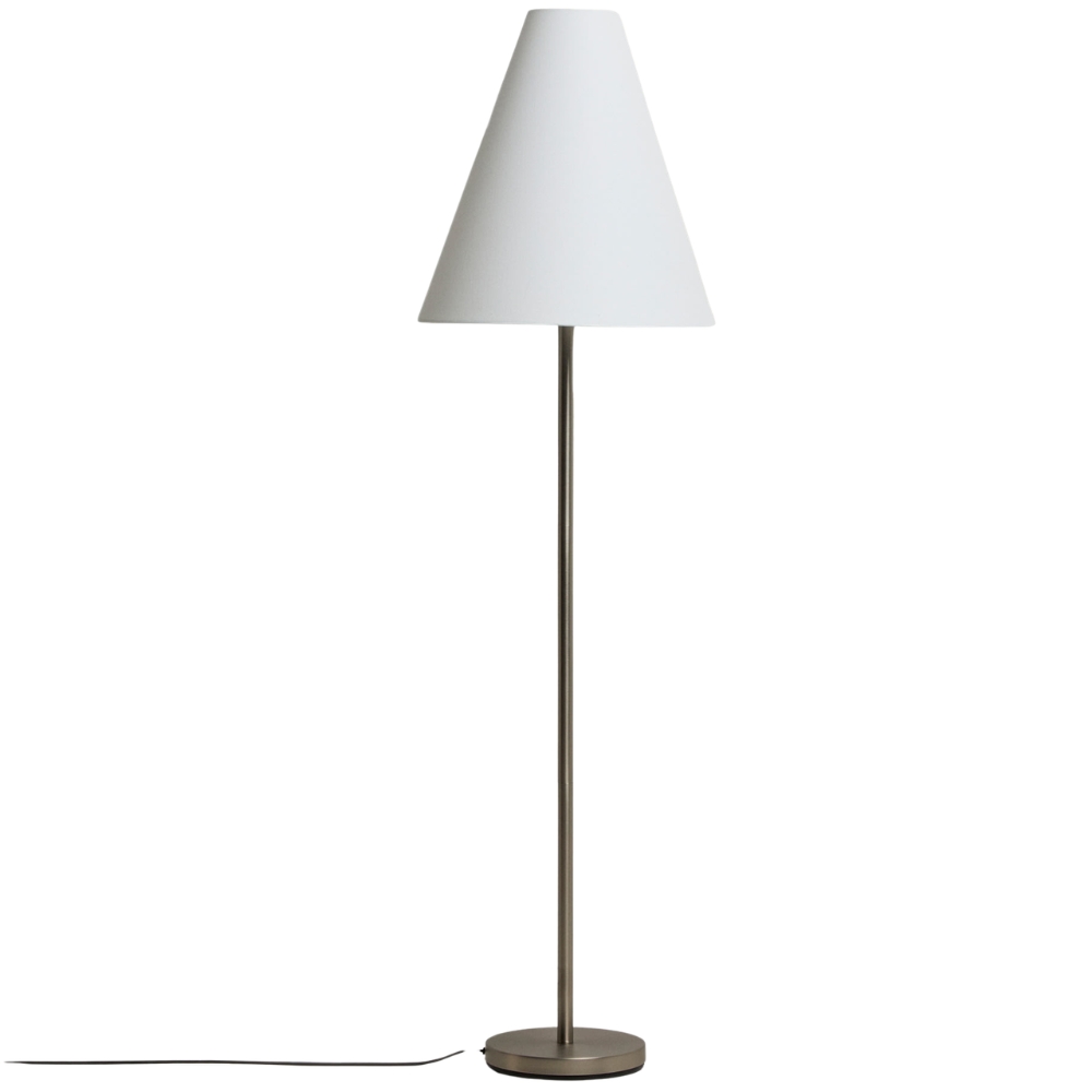 Kave Home Bronzová kovová stojací lampa Navat 153 cm Kave Home