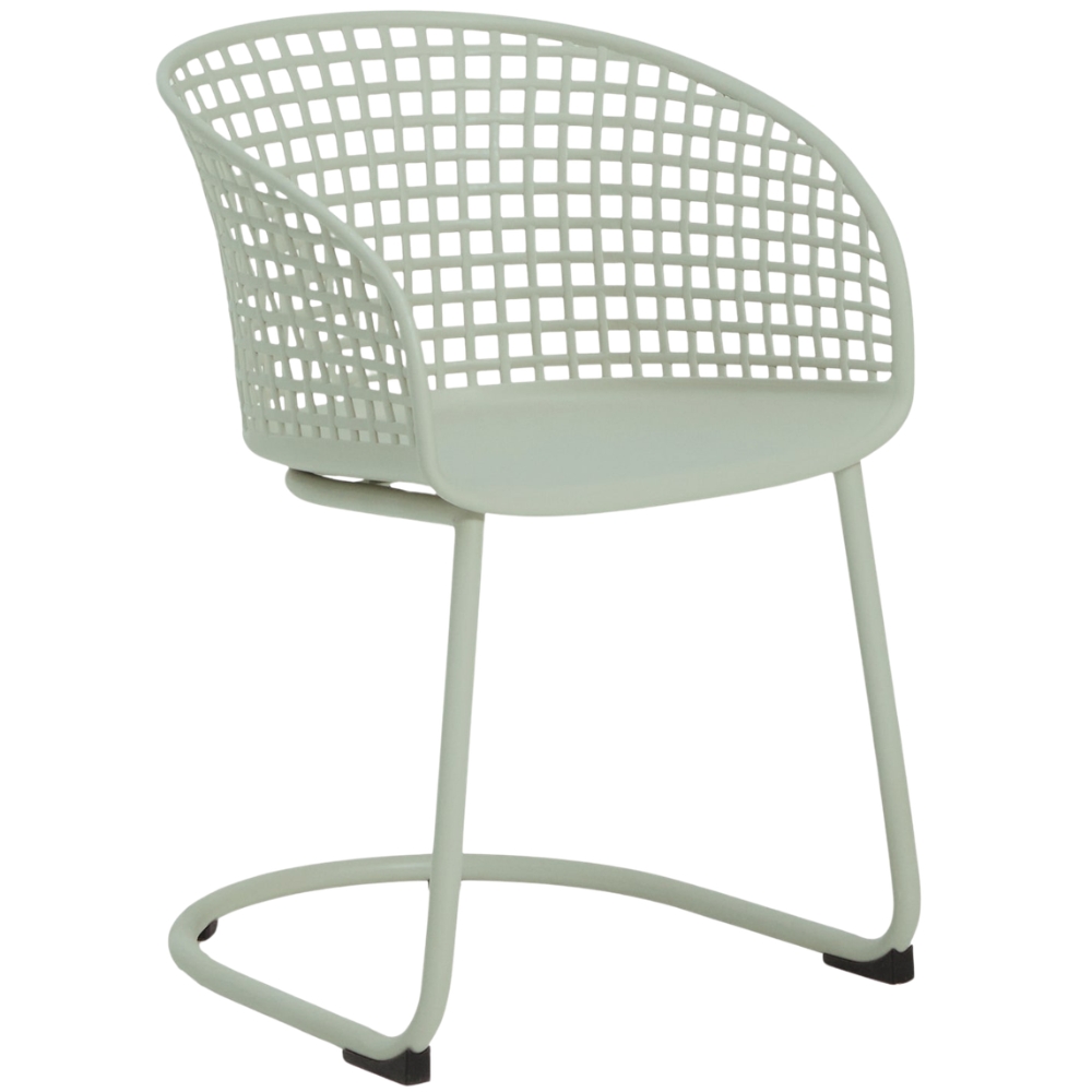 Kave Home Zelená plastová zahradní židle Tenaro Kave Home