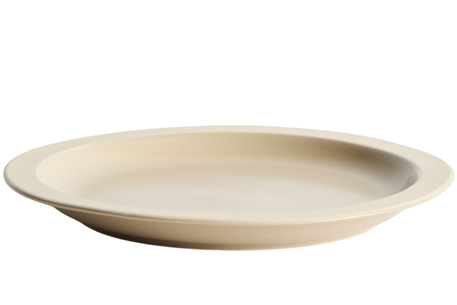 Kave Home Béžový keramický talíř Doren Ø25 cm Kave Home