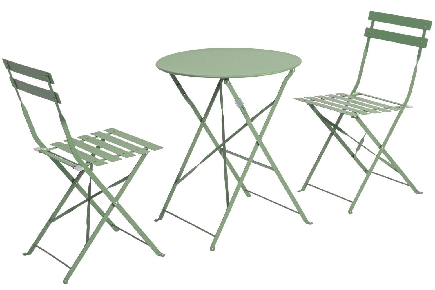 Bizzotto Zelený skládací zahradní set stolu a dvou židlí Austin Bizzotto