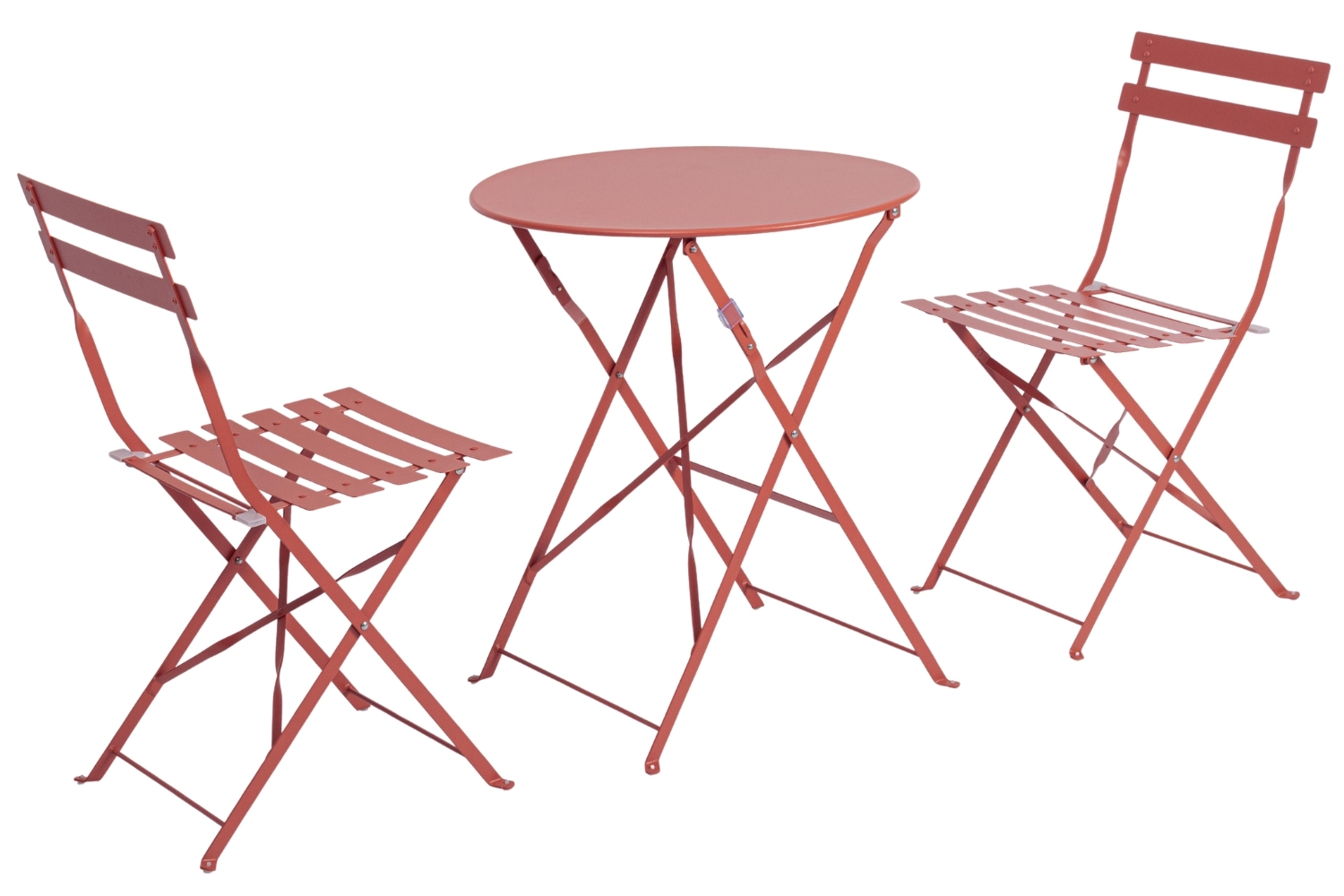 Bizzotto Terakotový skládací zahradní set stolu a dvou židlí Austin Bizzotto