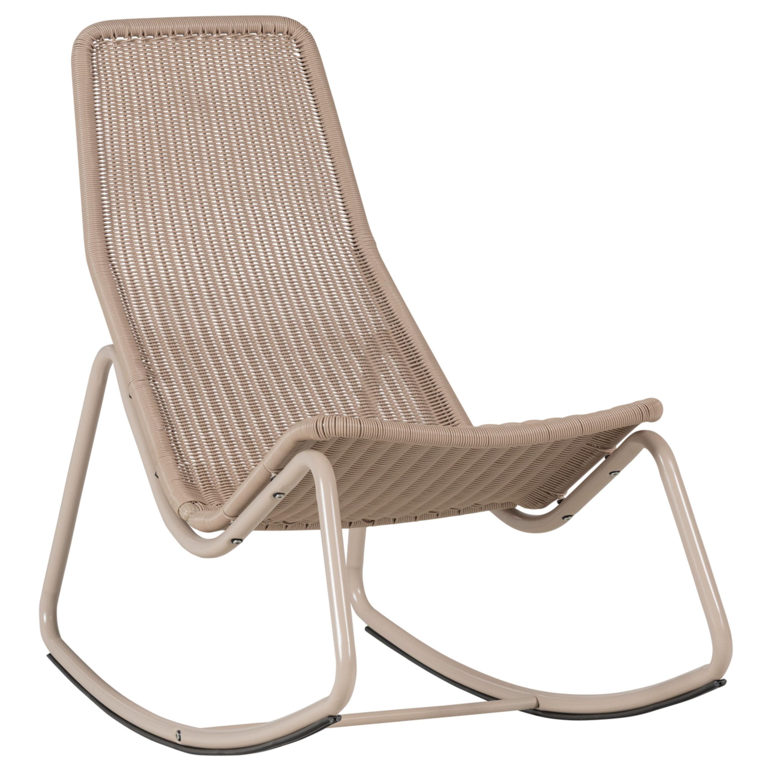 WOOOD Béžové zahradní houpací křeslo Tom WOOOD