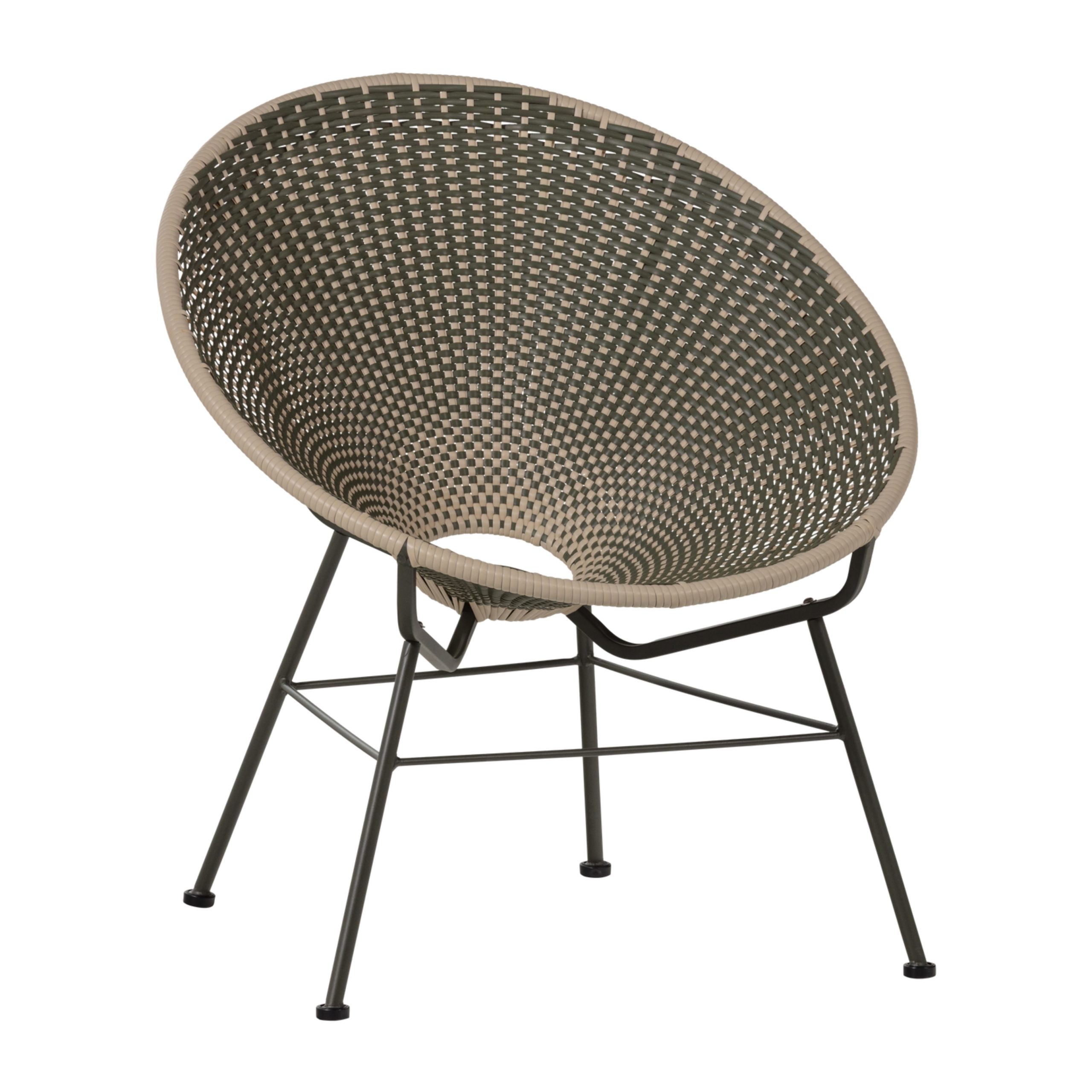 WOOOD Zelené zahradní křeslo Kazoun WOOOD