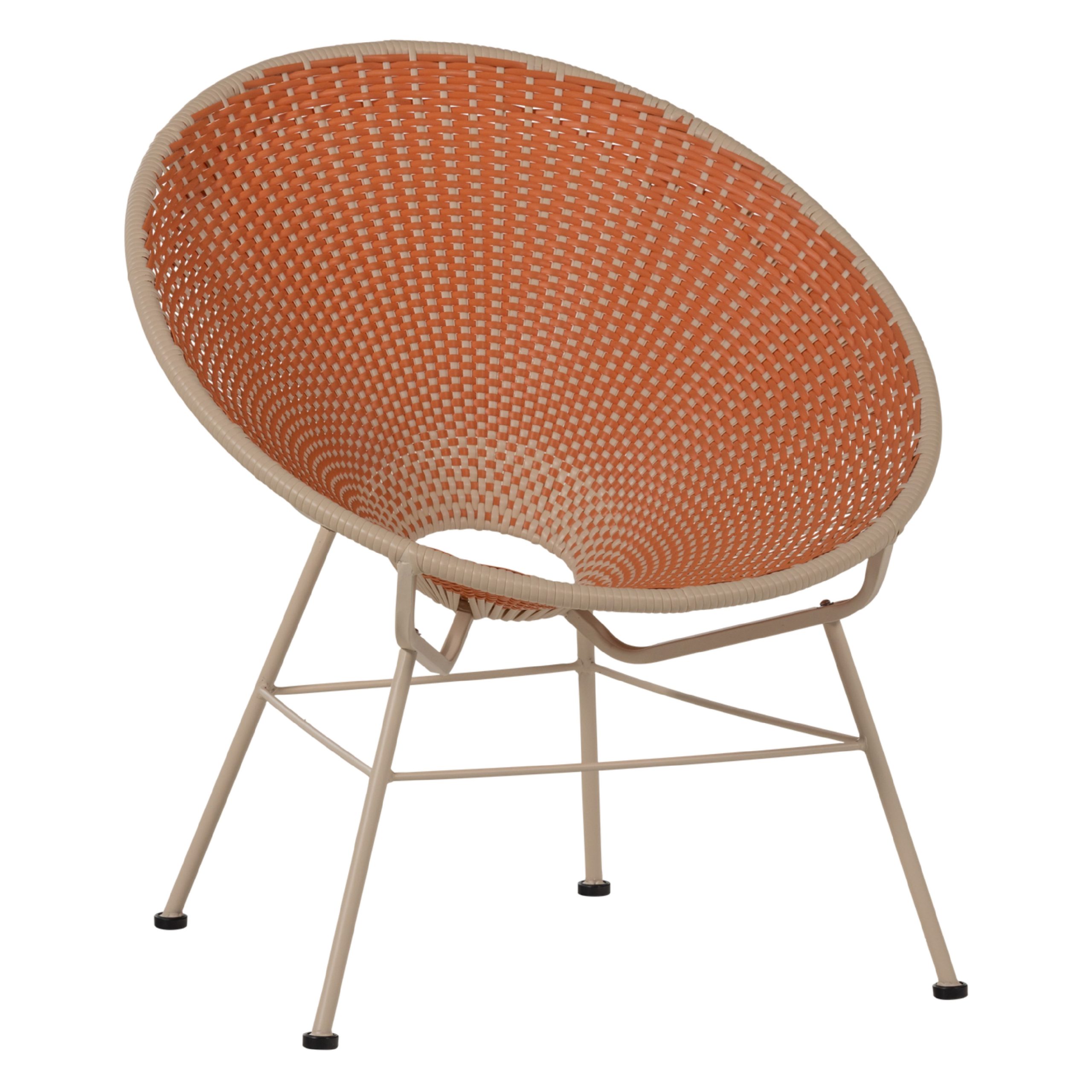 WOOOD Oranžové zahradní křeslo Kazoun WOOOD