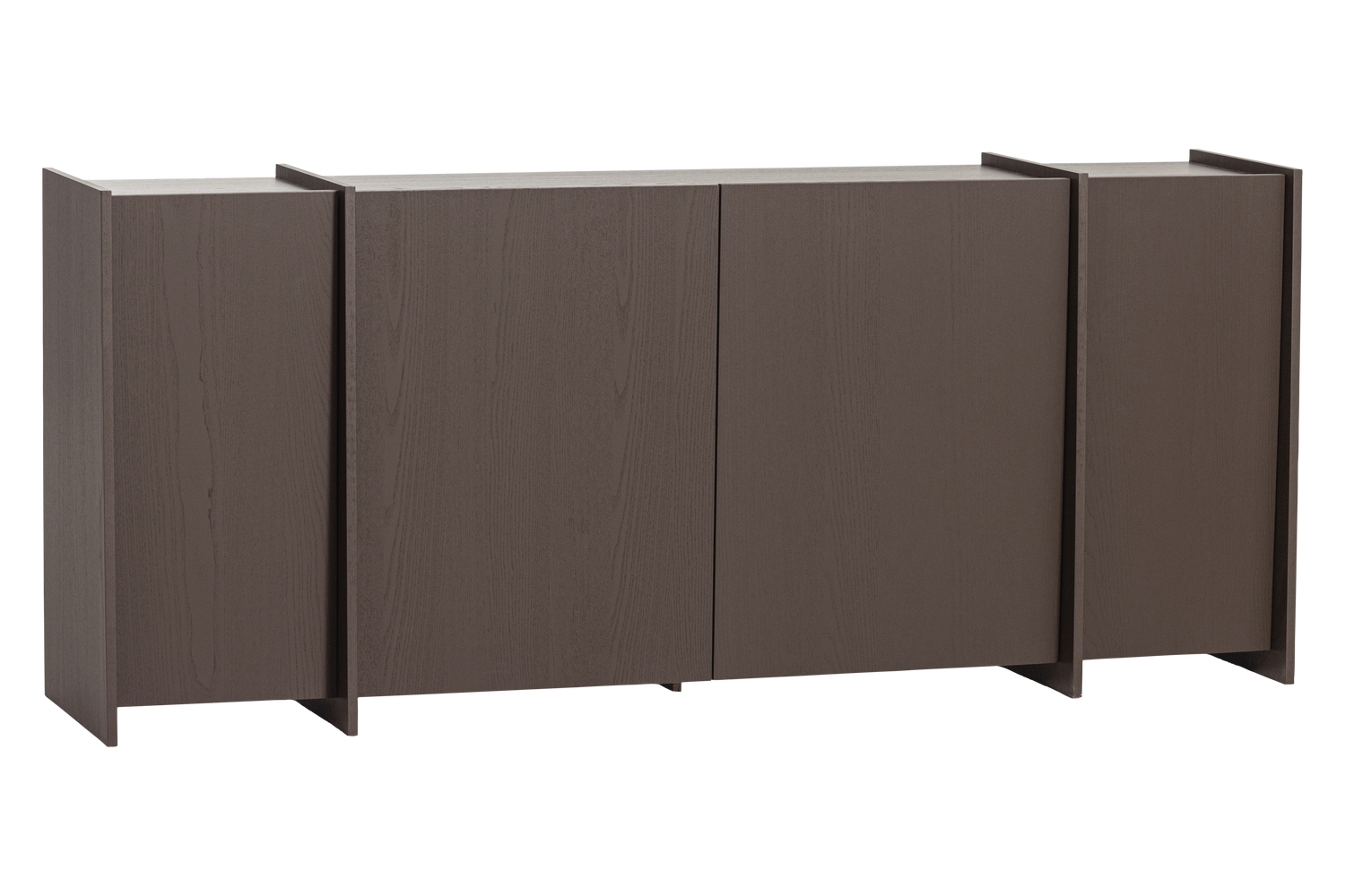 WOOOD Hnědá dřevěná komoda Brock 200 x 44 cm WOOOD