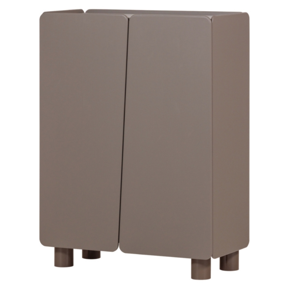 WOOOD Světle hnědá dřevěná komoda Root 100 x 45 cm WOOOD