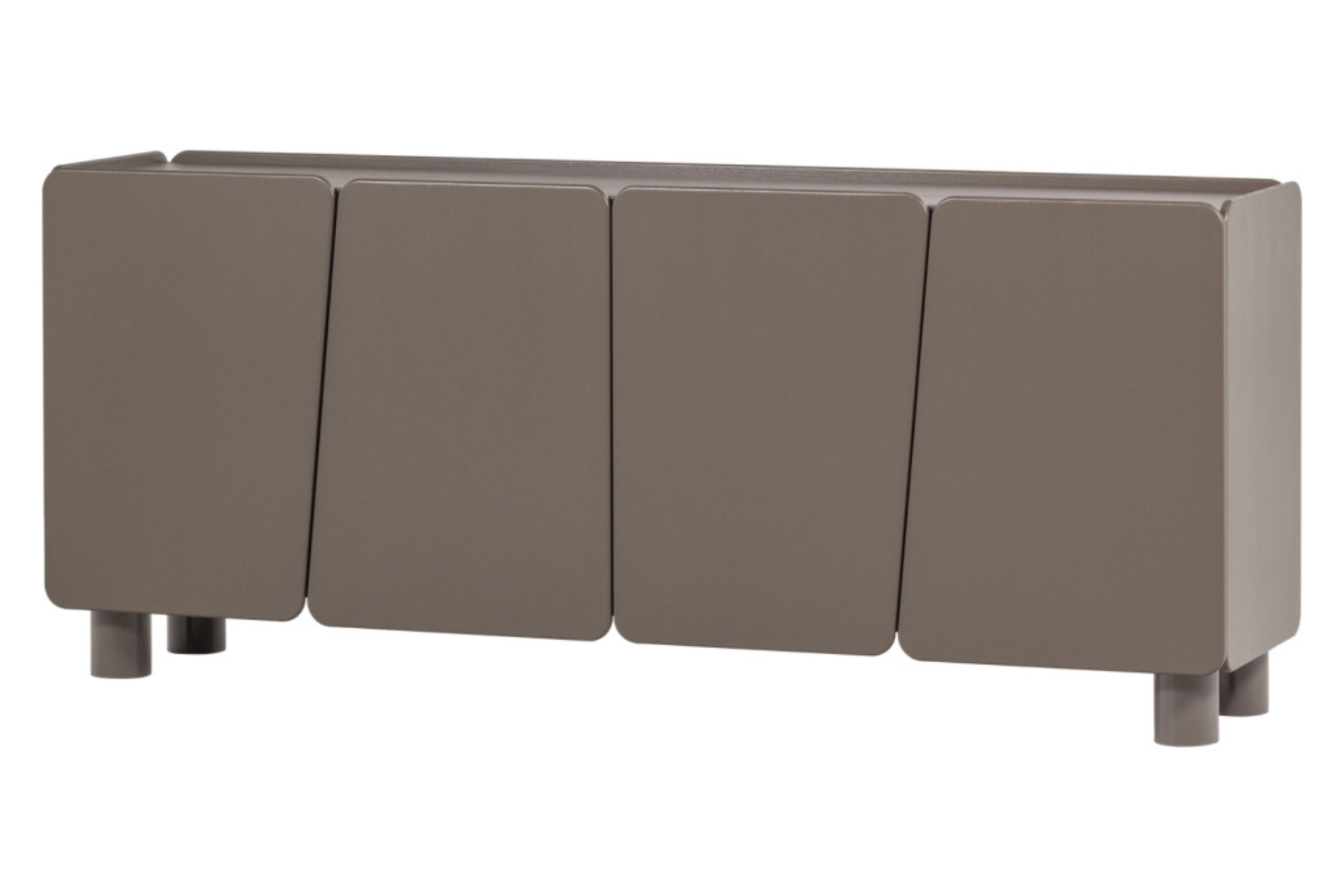 WOOOD Světle hnědá dřevěná komoda Root 200 x 45 cm WOOOD