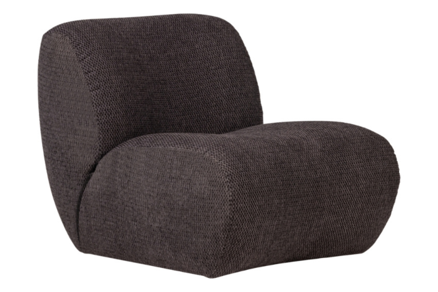 WOOOD Tmavě šedé křeslo Nomu WOOOD