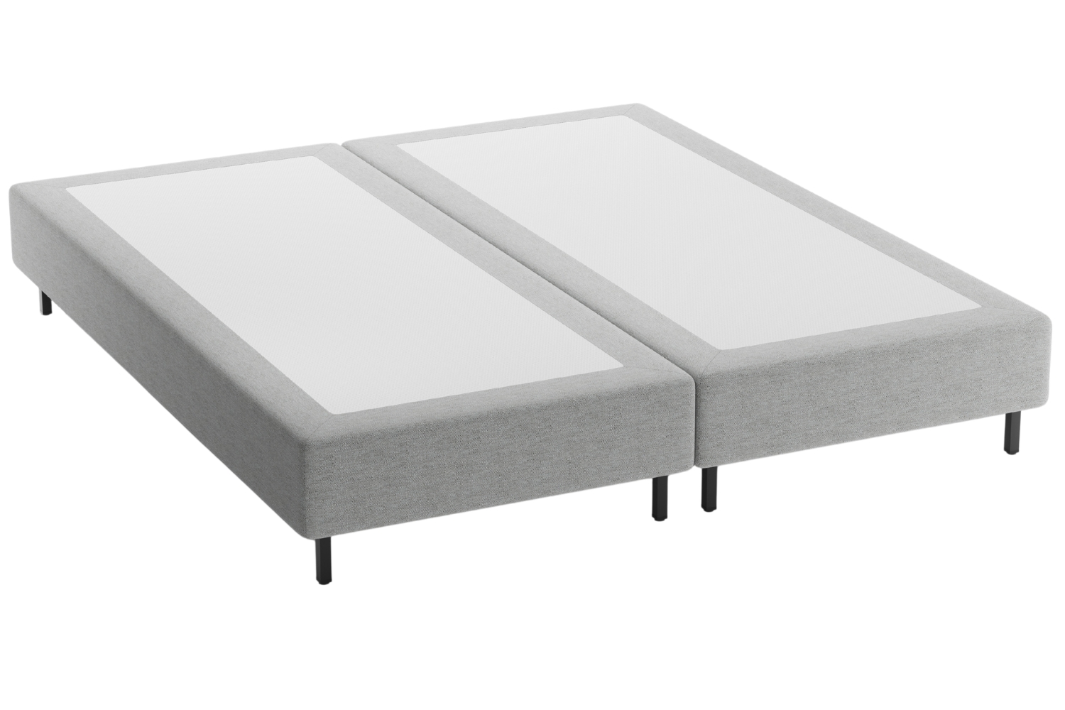 Micadoni Světle šedá dvoulůžková postel Whale 160 x 200 cm Micadoni