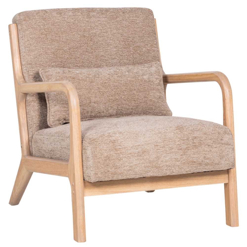 WOOOD Béžové křeslo Mark WOOOD