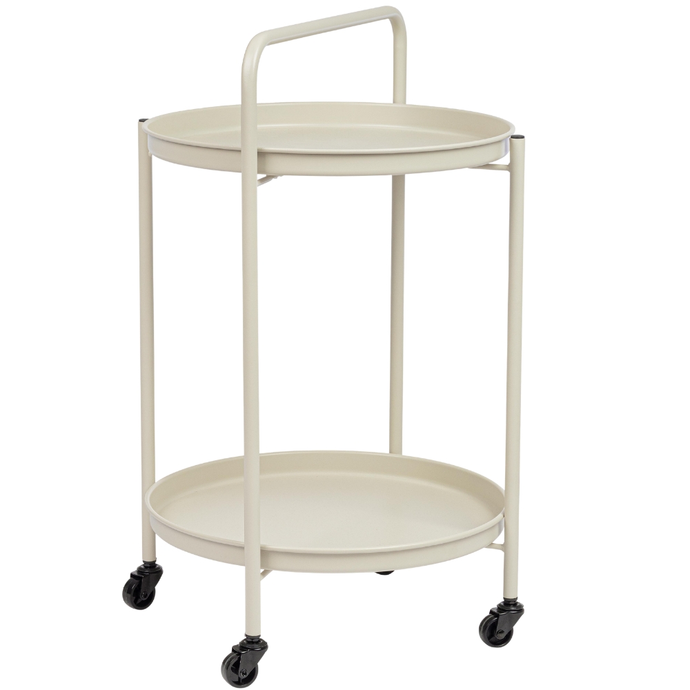 Bizzotto Krémový zahradní servírovací stolek Austin 45 cm Bizzotto