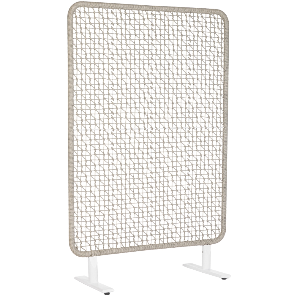 Bizzotto Bílo-šedý kovový paraván Babilo 180 cm Bizzotto