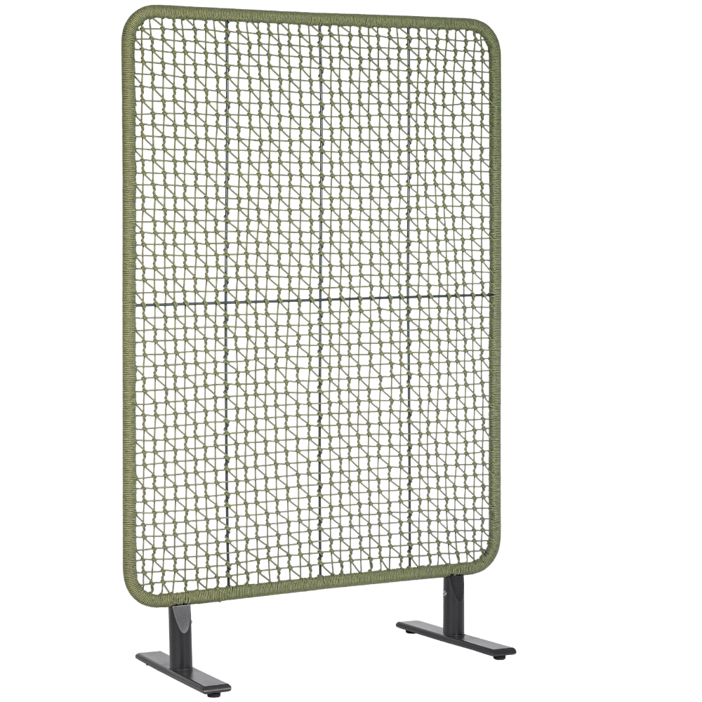 Bizzotto Zelený kovový paraván Babilo 180 cm Bizzotto
