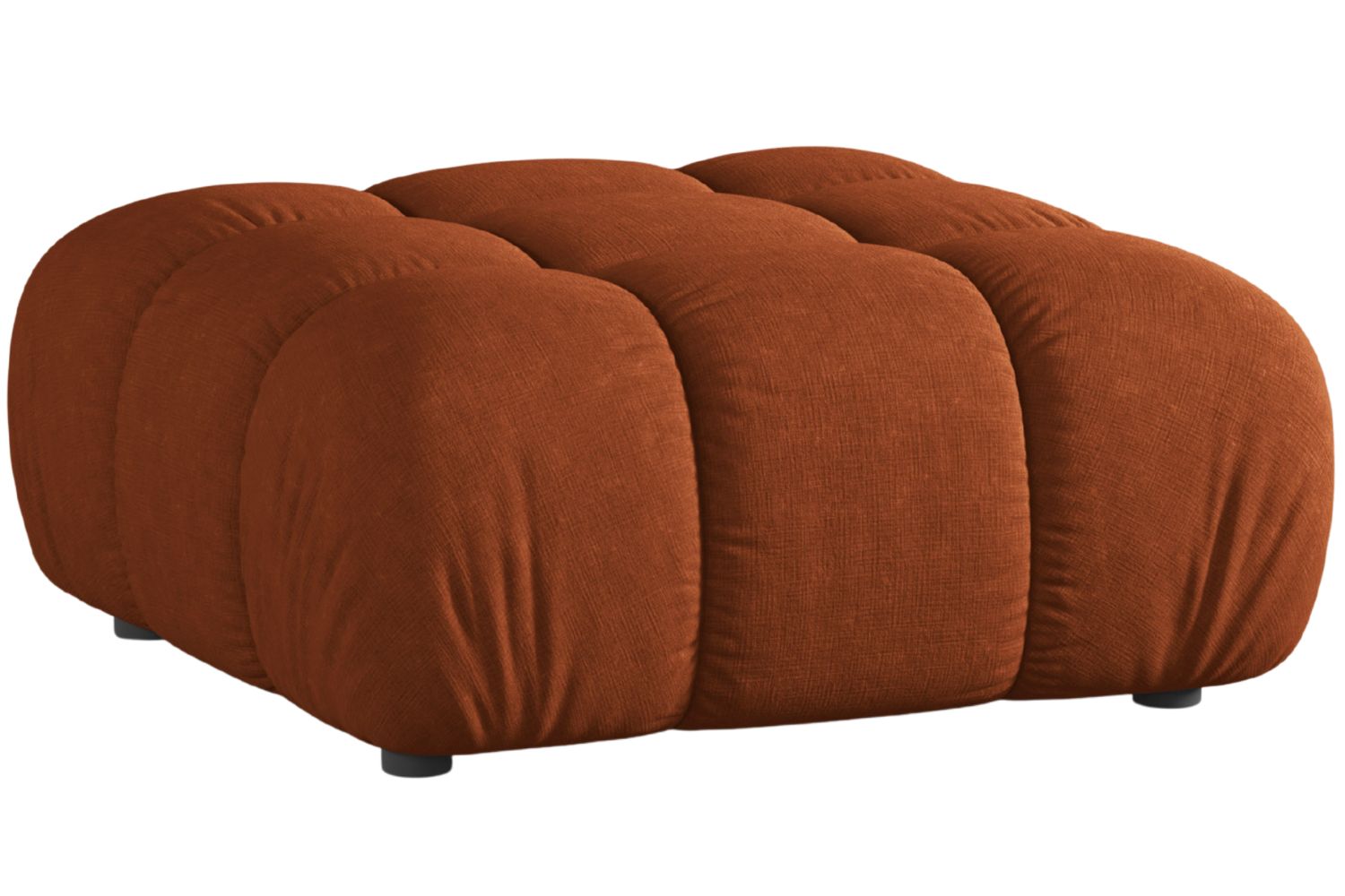 Micadoni Terakotově oranžová podnožka Bellis II. 94 x 94 cm Micadoni