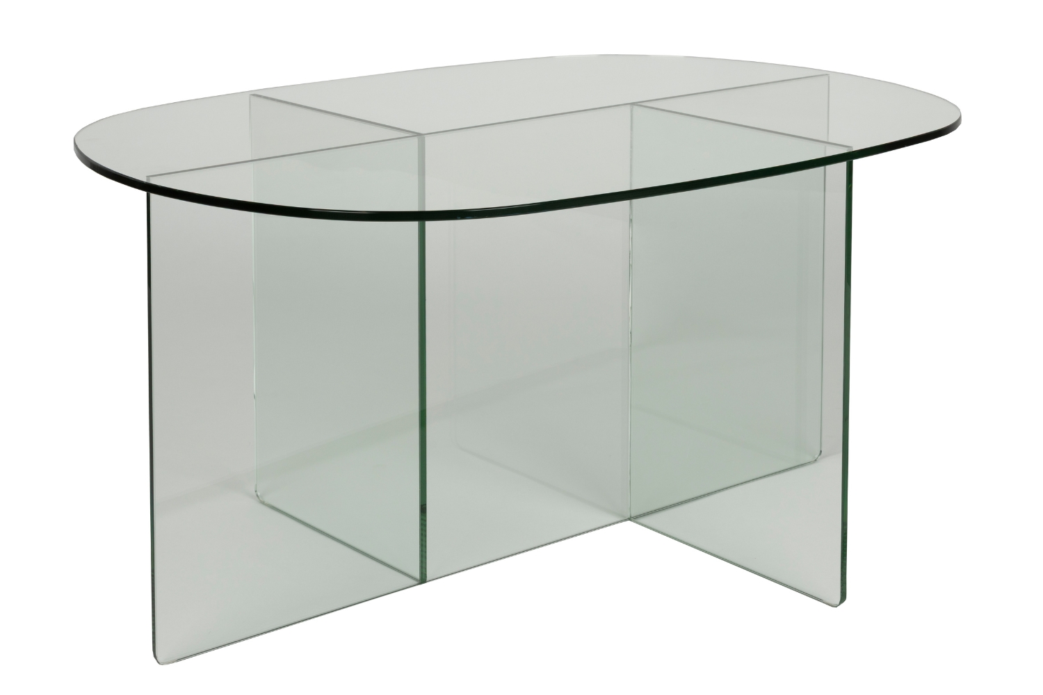 Zuiver Skleněný konferenční stolek LINEA 80 x 60 cm Zuiver