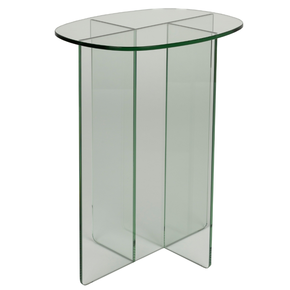 Zuiver Skleněný odkládací stolek LINEA 40 x 30 cm Zuiver