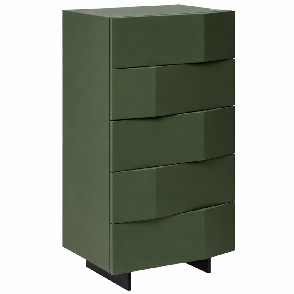 Olivově zelená komoda Marco Barotti Linea Diamond 60 x 45 cm Marco Barotti