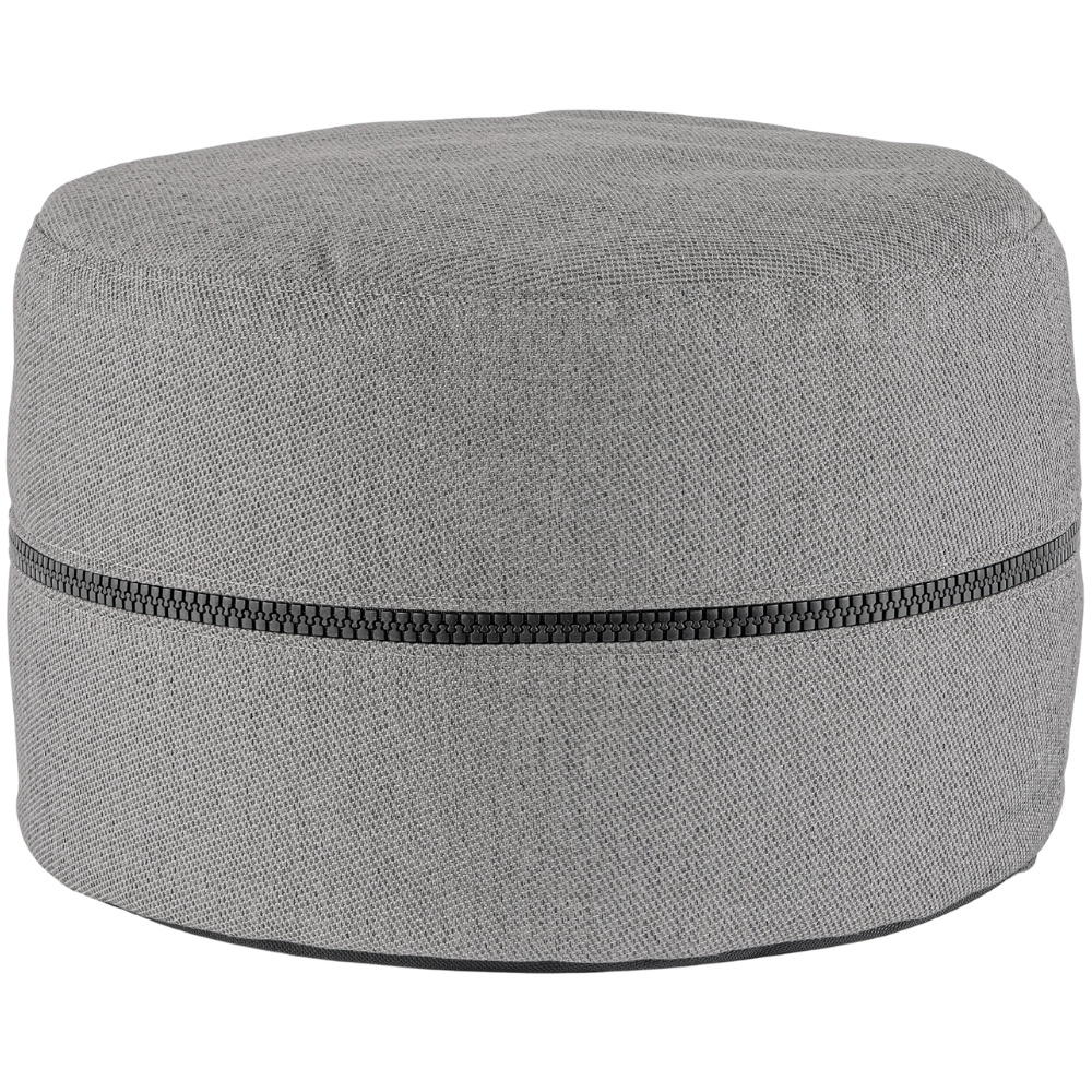 Bizzotto Šedý zahradní puf Gulizar Ø 50 cm Bizzotto