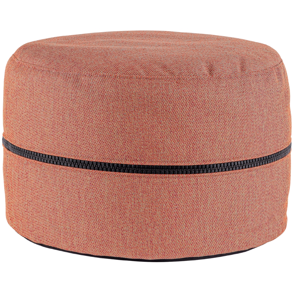 Bizzotto Oranžový zahradní puf Gulizar Ø 50 cm Bizzotto