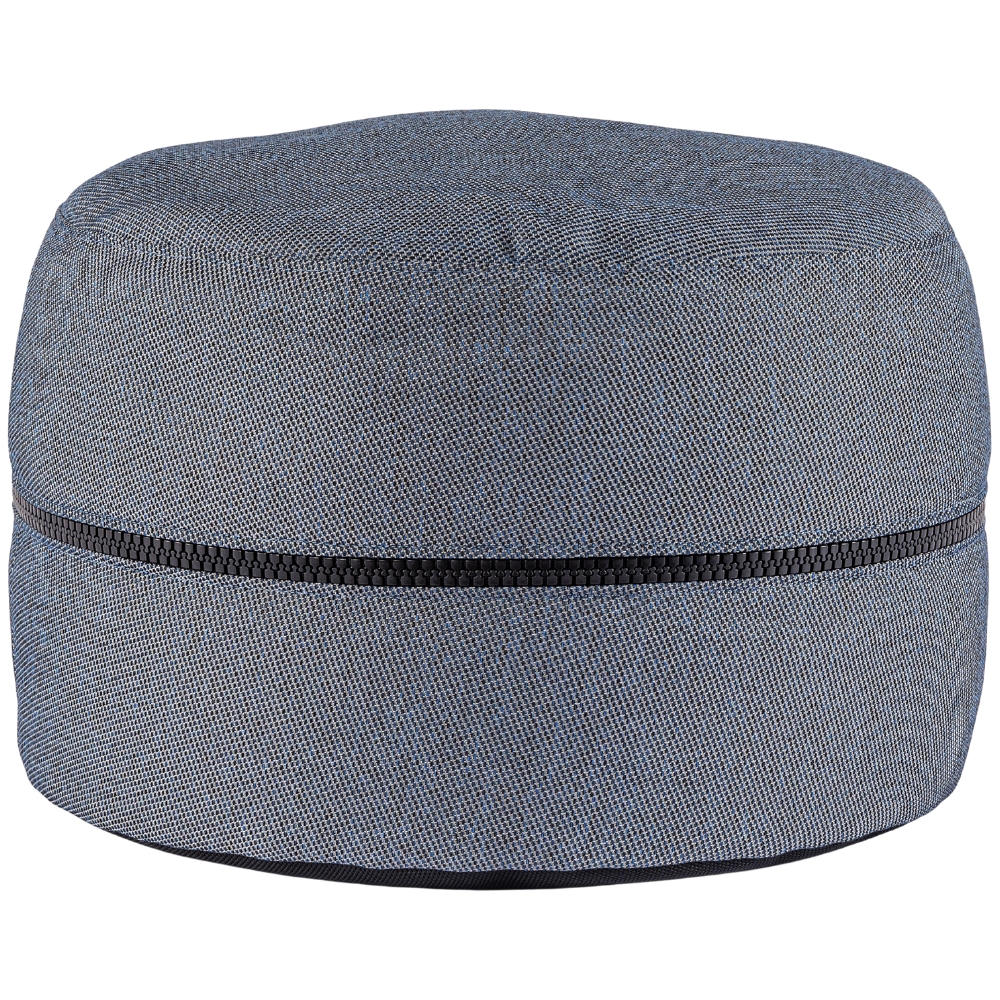 Bizzotto Modrý zahradní puf Gulizar Ø 50 cm Bizzotto