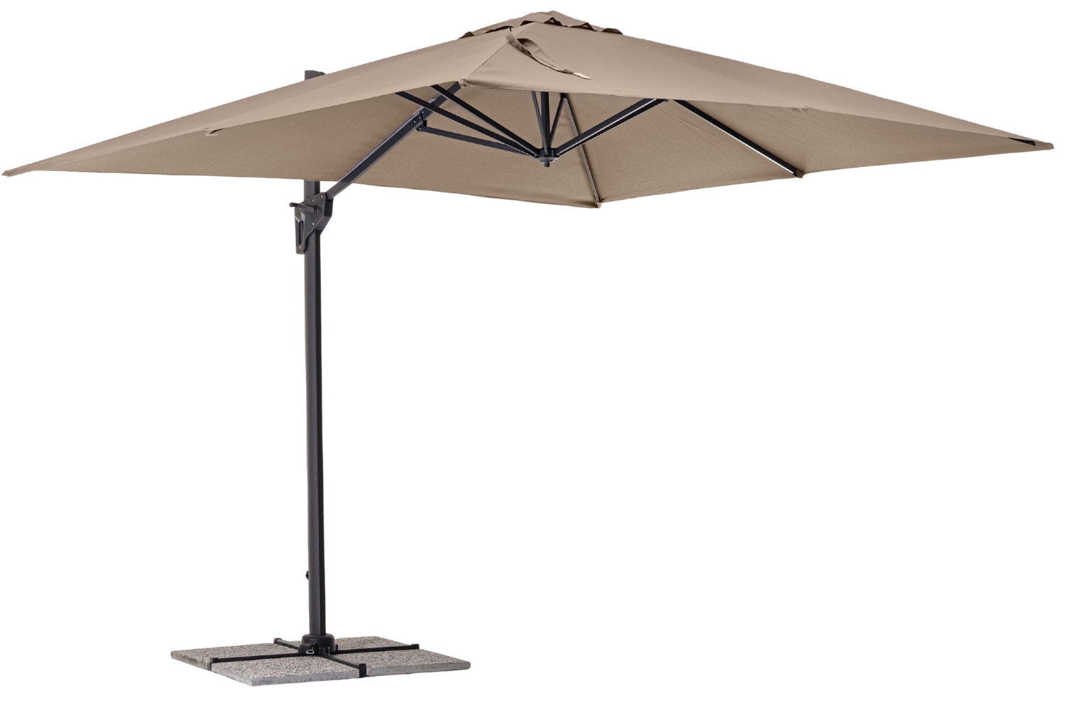 Bizzotto Béžový slunečník Porto 300 x 300 cm Bizzotto