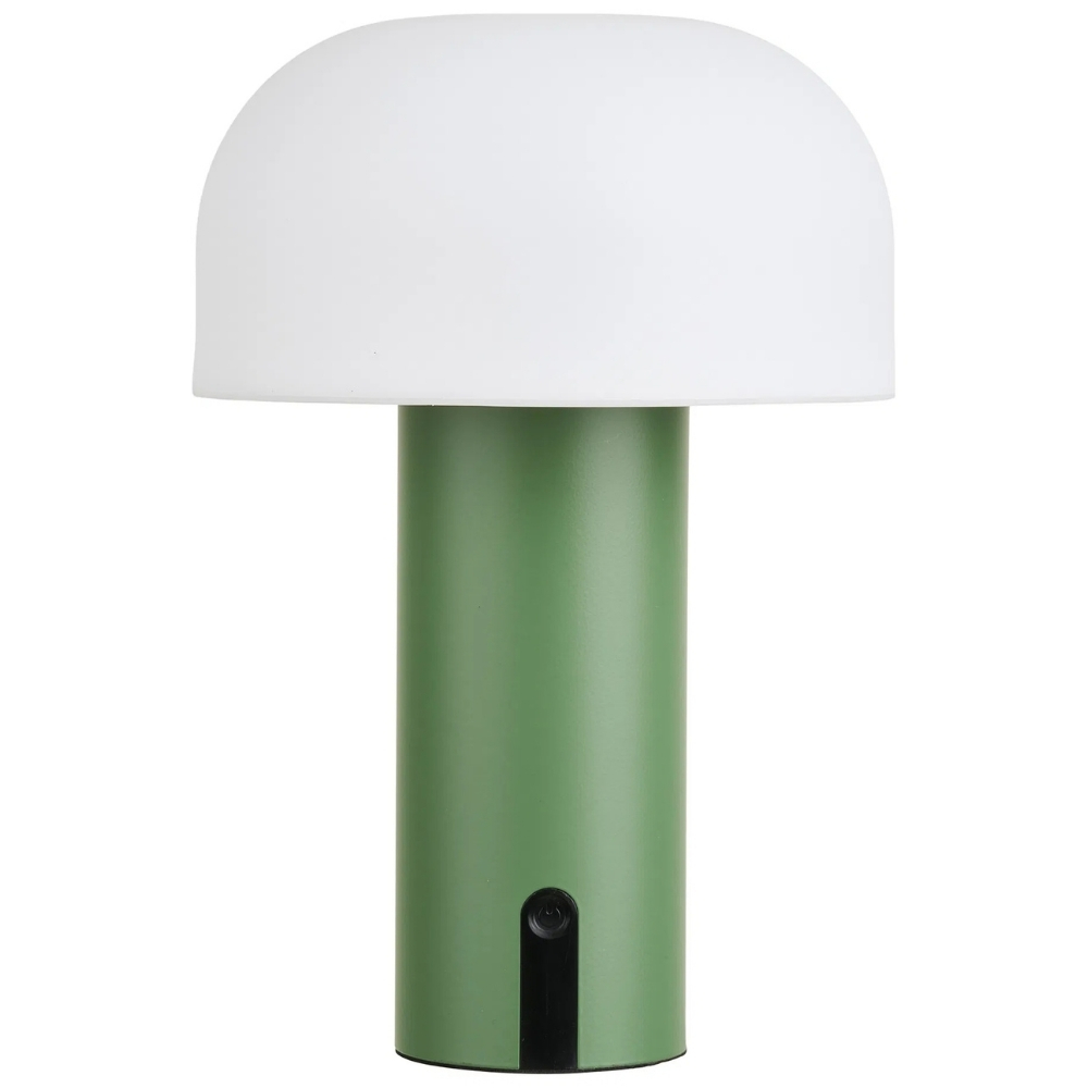 Nordic Living Zelená dobíjecí zahradní LED lampa Sohy Nordic Living