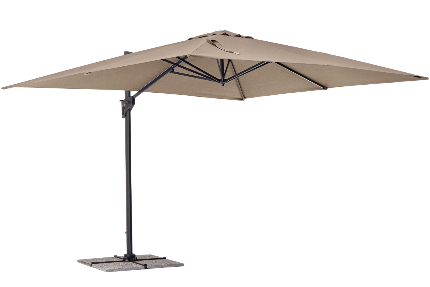 Bizzotto Béžový slunečník Porto 400 x 300 cm Bizzotto