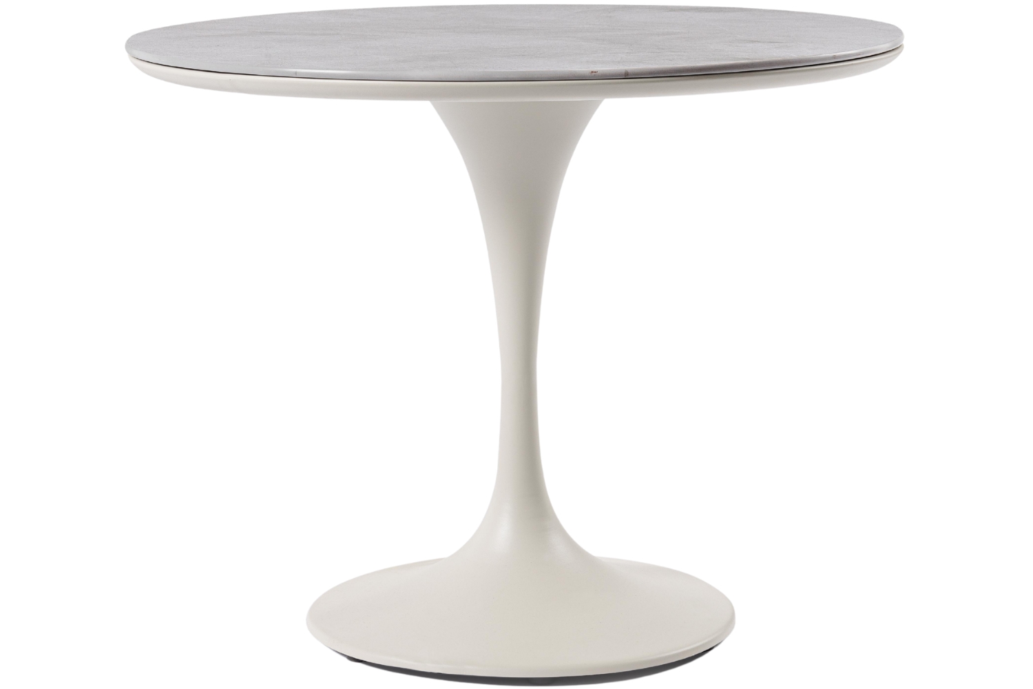 Bizzotto Krémový zahradní stůl Arnold Ø 90 cm s keramickou deskou Bizzotto