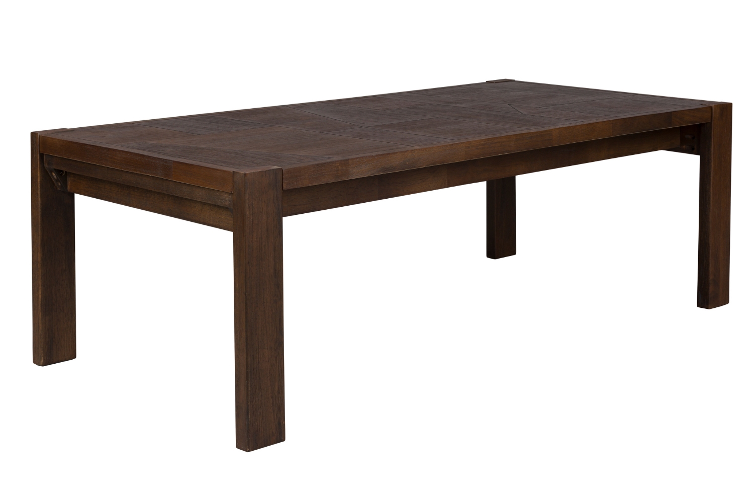 Dutchbone Hnědý dřevěný konferenční stolek BRUNEAU 120 x 60 cm Dutchbone