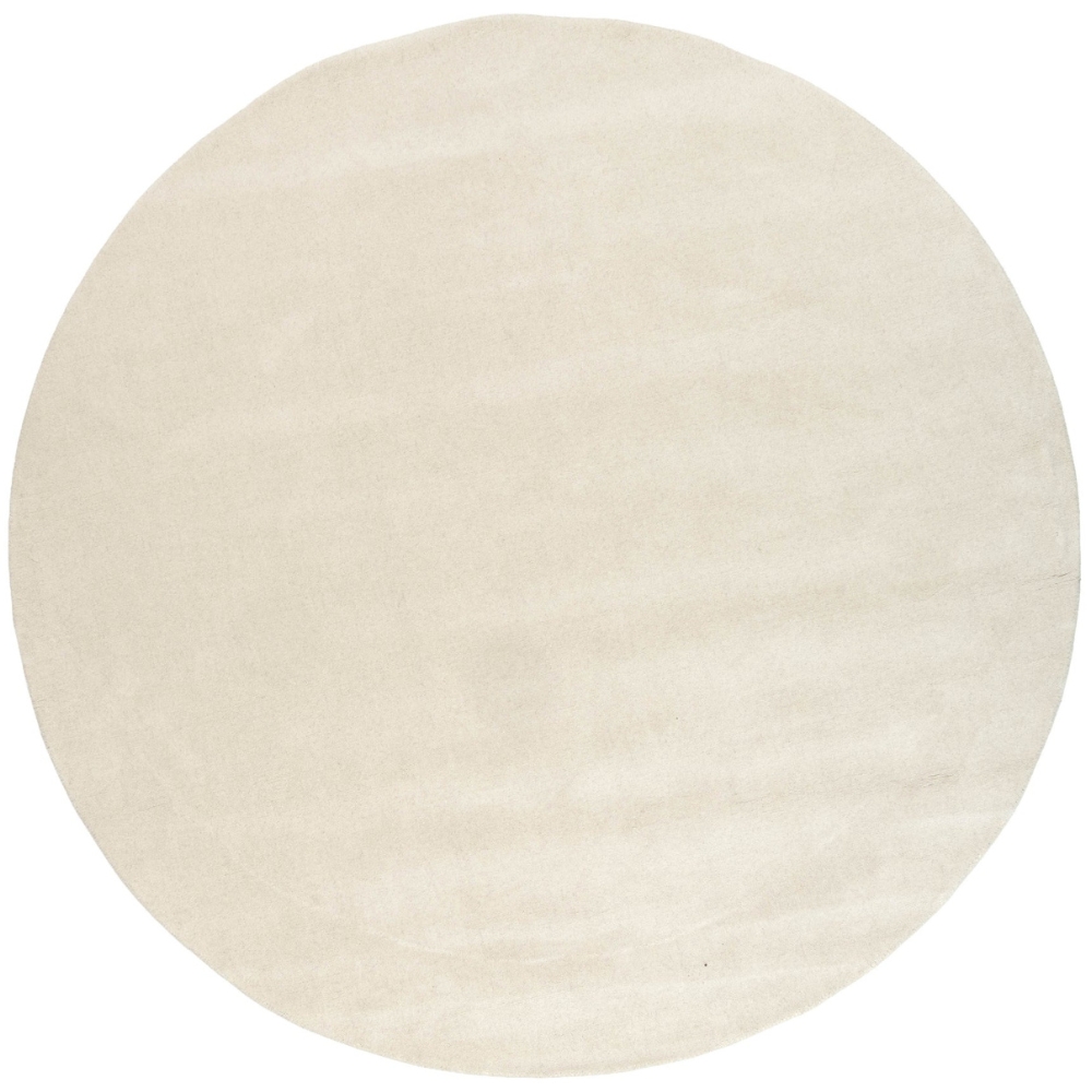 Fargotex Krémově bílý vlněný kulatý koberec Rio 200 cm Fargotex