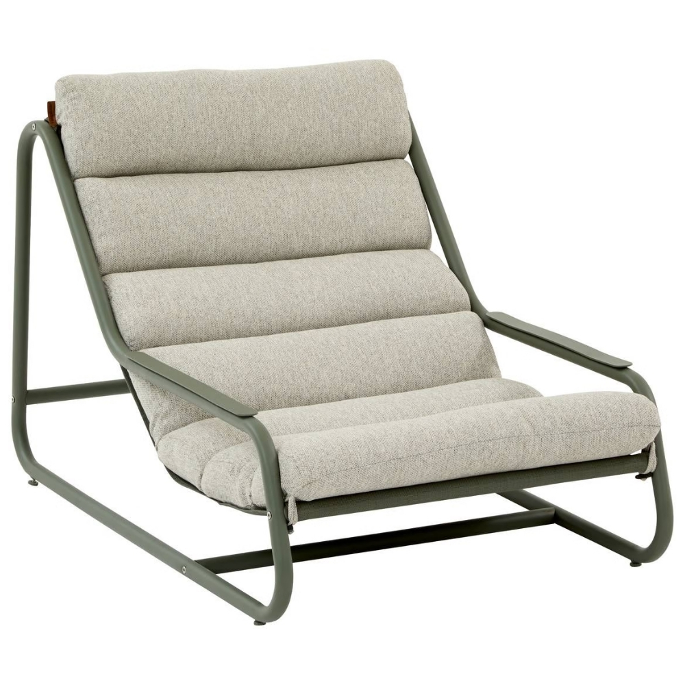 Hespéride Béžovo-zelené zahradní křeslo Celestam Hespéride