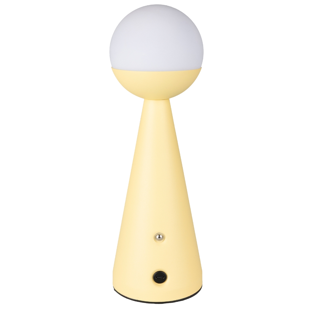 Zuiver Žlutá kovová dobíjecí stolní LED lampa BELLO Zuiver