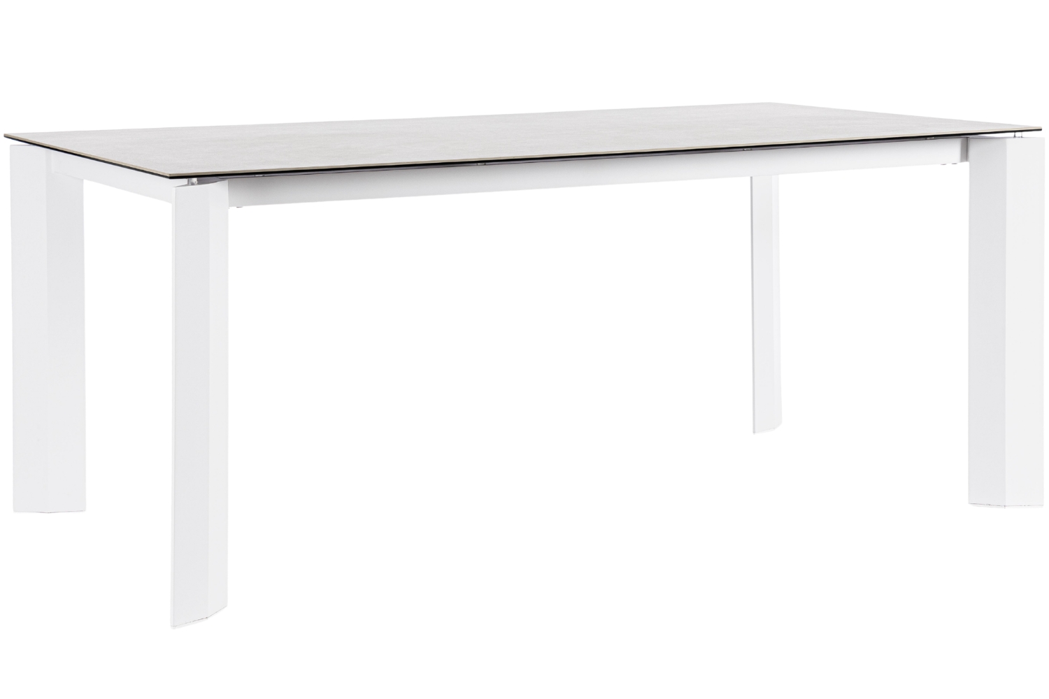 Bizzotto Bílý keramický zahradní rozkládací stůl Otavio 180 x 95 cm Bizzotto