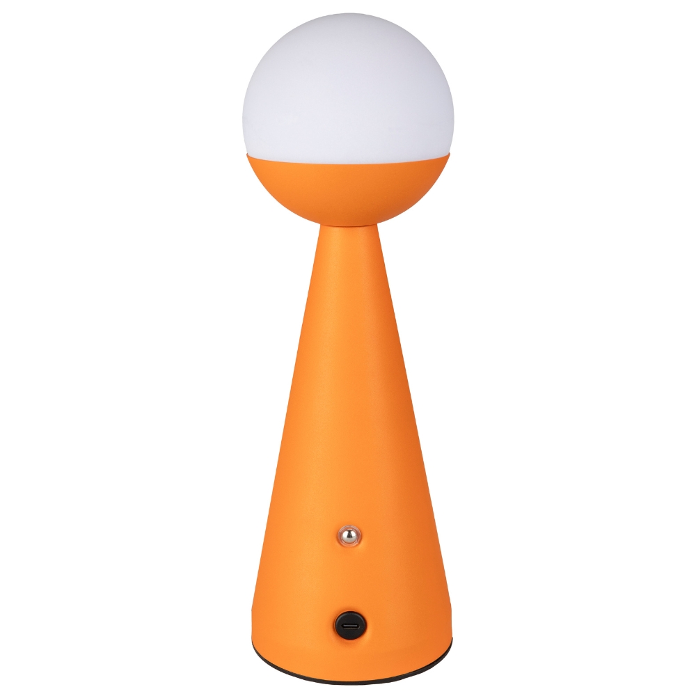 Zuiver Oranžová kovová dobíjecí stolní LED lampa BELLO Zuiver