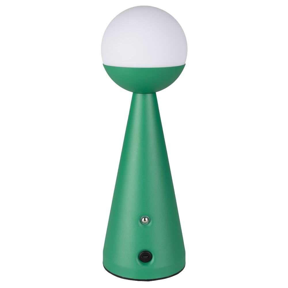 Zuiver Zelená kovová dobíjecí stolní LED lampa BELLO Zuiver