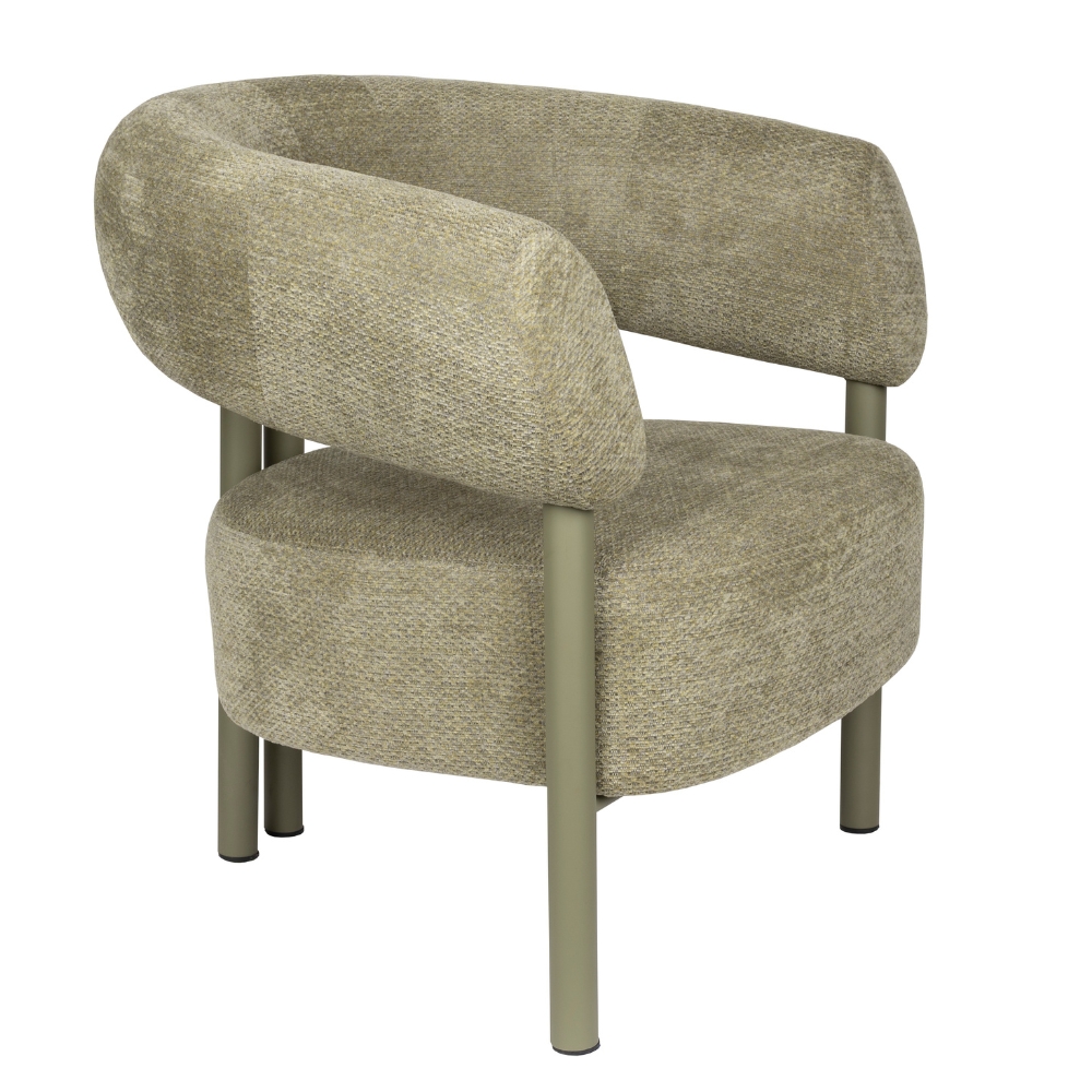 Zuiver Zelené lounge křeslo HEELS Zuiver