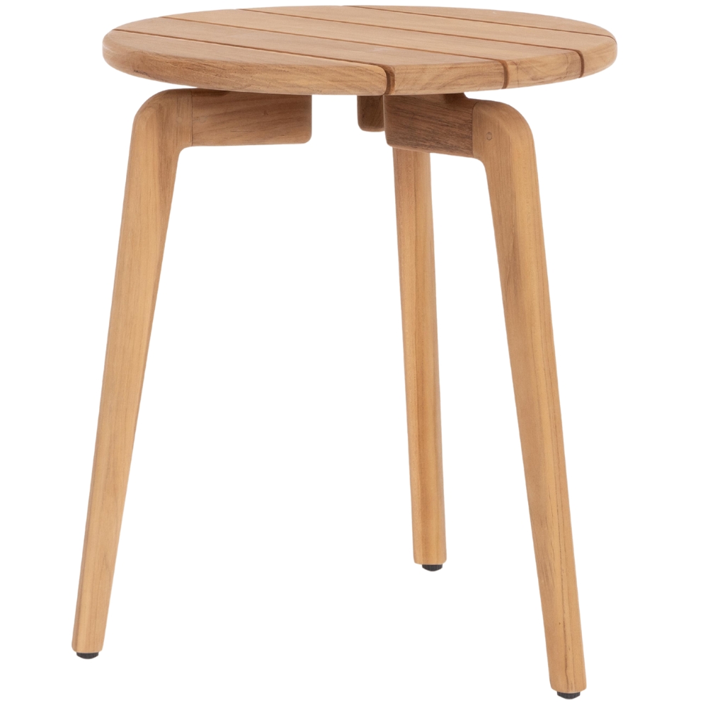 Bizzotto Dřevěný zahradní stolek Tamires ⌀ 47 cm Bizzotto