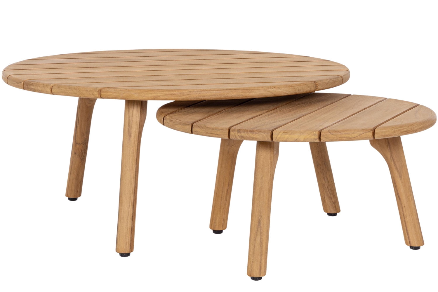 Bizzotto Set dvou dřevných zahradních stolků Garita 60/80 cm Bizzotto