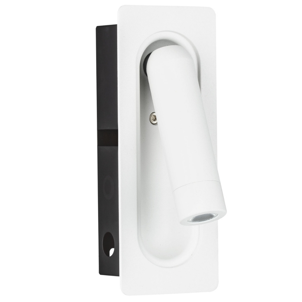 Nova Luce Bílé kovové nástěnné LED světlo Inlite Nova Luce