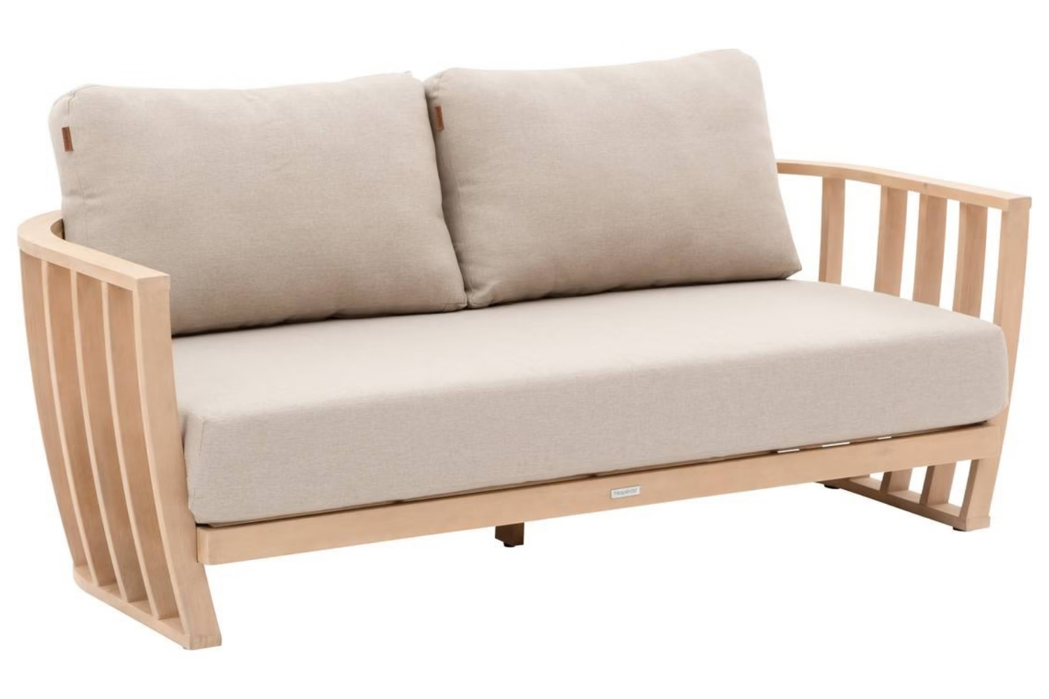 Hespéride Béžová dřevěná zahradní pohovka Lemindo 187 cm Hespéride