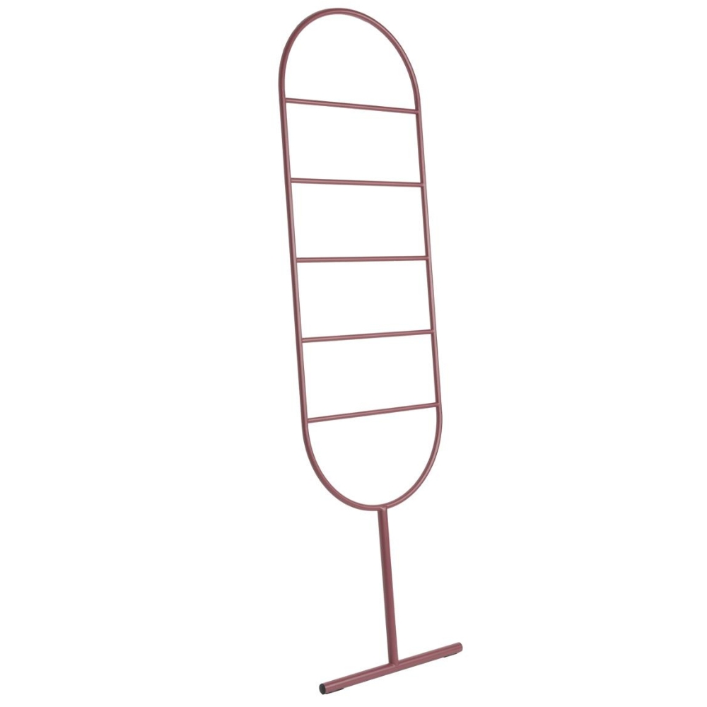 Zuiver Červený kovový odkládací žebřík TESS 166 cm Zuiver