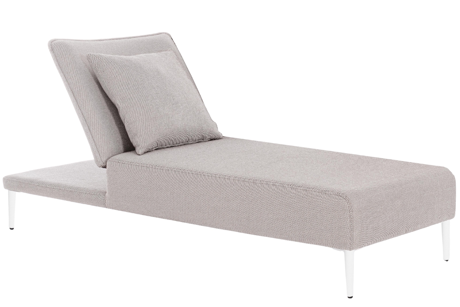 Bizzotto Světle šedé zahradní lehátko Viper Bizzotto
