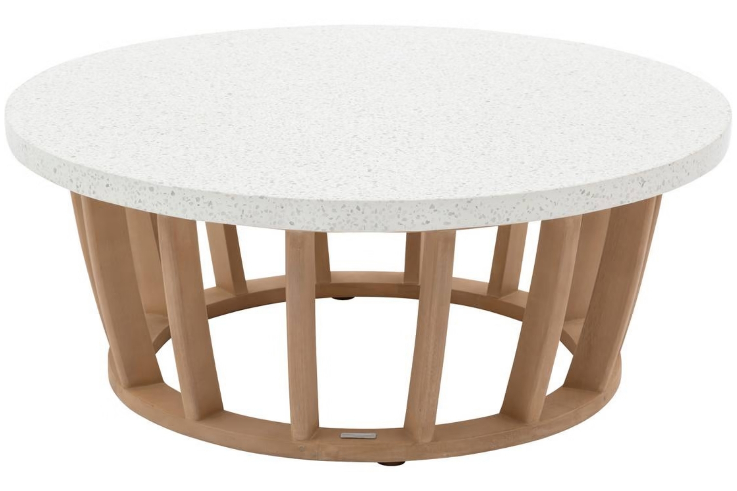 Hespéride Bílý zahradní stolek Hesperidé Lemindo ⌀ 100 cm Hespéride